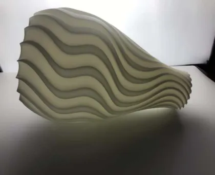 Customized Rapid Prototyping SLA 3D Printed Vase STL