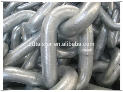 welded fender galvanized chain Qingdao factory