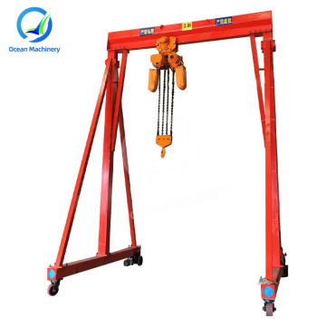 OCEAN 3t Adjustable Movable Gantry Crane - 5T/8T/10T Portable Mobile Crane
