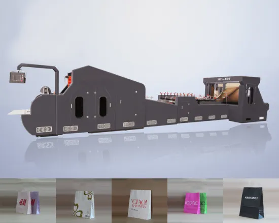 Hd-460 High-speed Roll Fed Square Bottom Paper Bag Making Machine