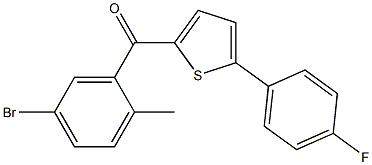 (5-broMo-2-Methylphenyl)(5-(4-fluorophenyl)thiophen-2-yl)Methanone