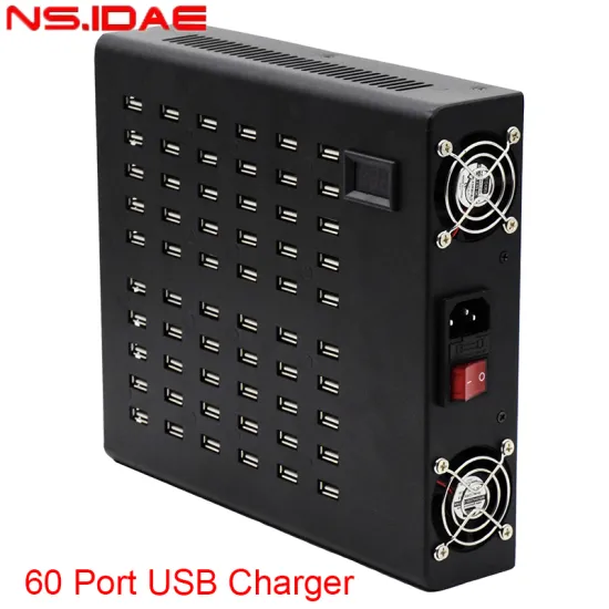 60-Port Wall Charger for Multiple Devices