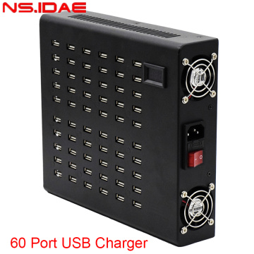 Chargeur mural de 60 ports pour plusieurs appareils