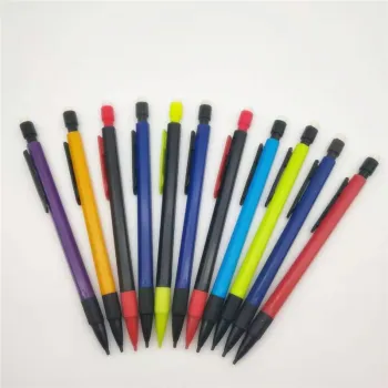 Customized Mechanical Pencil with Eraser, 0.7mm, Plastic, Low Cost, Air/Sea Shipping