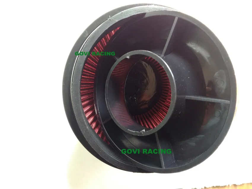 Assunzione di filtro aria aria rossa di altezza 102 mm con stack di velocità 3 ′ ′/3,5 ′ ′/4 ′ universale