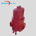 Pressure inline oil filter housing assembly