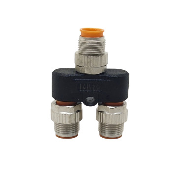 4 pin M12 Masculino Un conector Y codificado