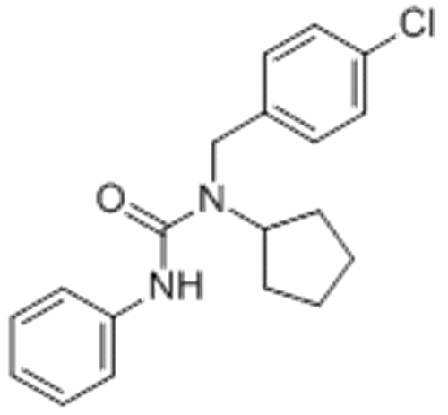 Urea,N-[(4-chlorophenyl)methyl]-N-cyclopentyl-N'-phenyl- CAS 66063-05-6