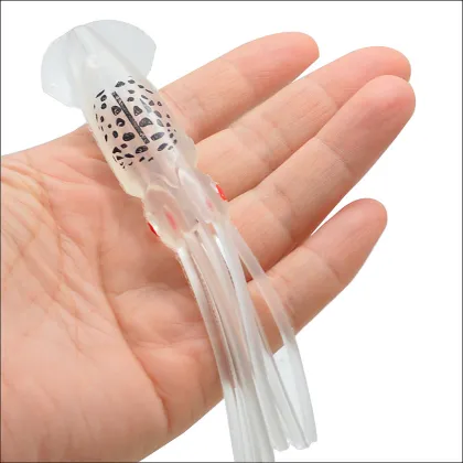 Wholesale 12.5cm Bionic Soft Squid Octopus Lures for Saltwater Fishing