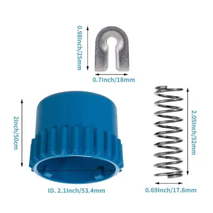 Husqvarna T25 Trimmer Head Bump Knob with Spring and Eyelet Sleeve