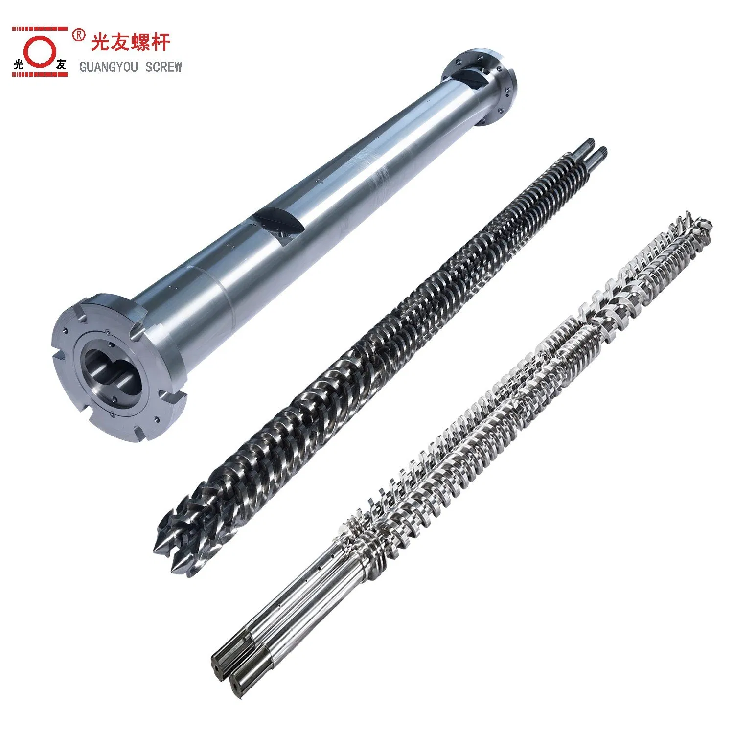 Long-life abs parallel twin screw at bariles extruder