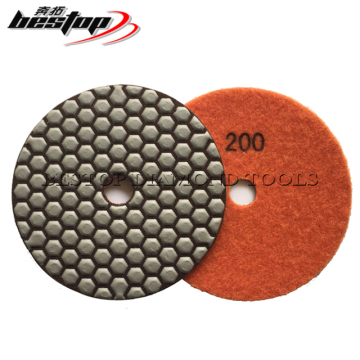 5 Inch Diamond Dry Polishing Pad for Stone and Concrete