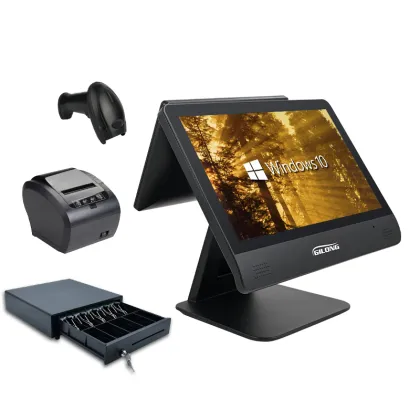 15.6 Inch Aluminum Alloy POS Machine Cashier Equipment