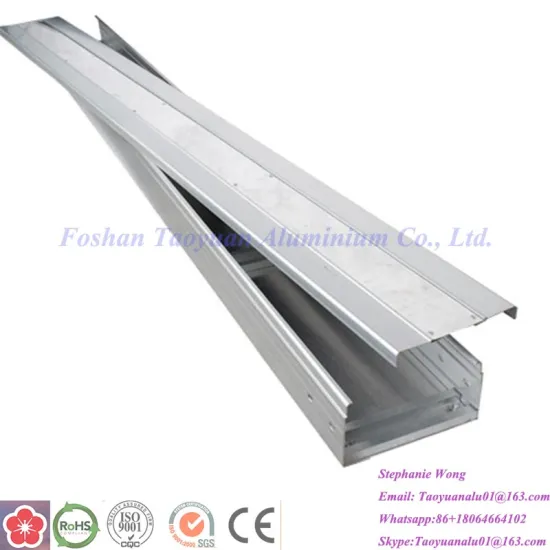 Electricity Aluminum Groove Cable Bridge Frame Profiles