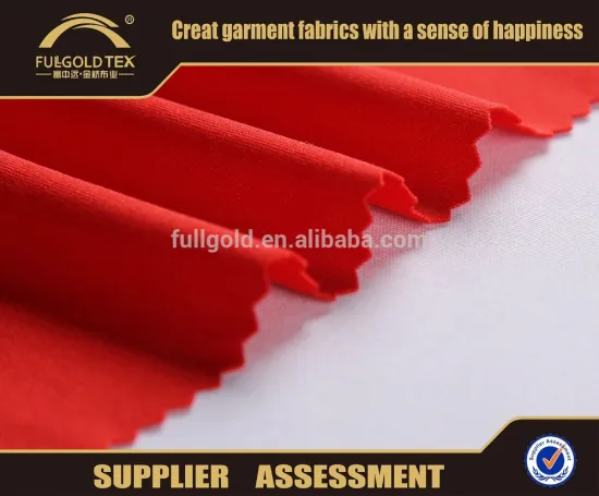 2015 fashion polyester spandex stretch jersey knitted fabric price kg