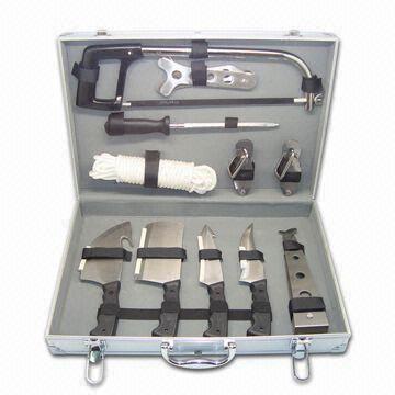 Hunting Tools, Made of Stainless Steel with Rubber Handle