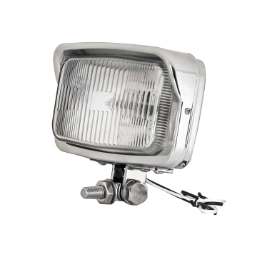 Rectangle Motorcycle Headlight Assembly for Harley Touring, Cafe Racer, Chopper, Bobber