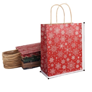 Customized Children's Holiday Party Gift Bags with Handles