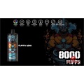 batería recargable 650 mAh 8000puffs vape