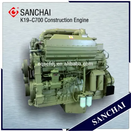 Strong power excavator use diesel engine