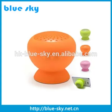 Top sale bluetooth mini speaker silicon sucker bluetooth speaker with hands free