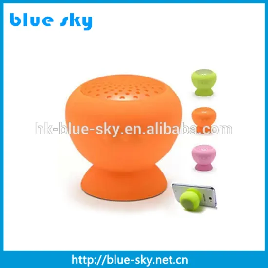 Top sale bluetooth mini speaker silicon sucker bluetooth speaker with hands free