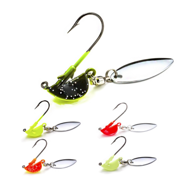 OEM 5g-20g Fishing Jig Heads & Underspin Jigs with Willow Blades