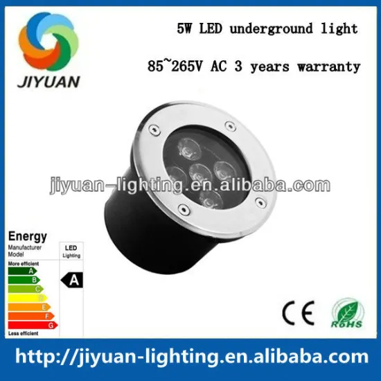 LED Underground Lighting with 5X1W outdoor underground lighting fixture,underground led light