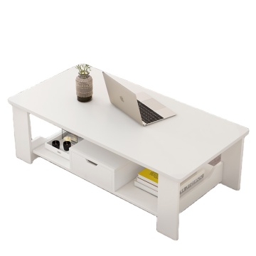 Modern 2 Tier Rectangular Vintage Sofa Side Table for Living Room Furniture