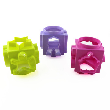 Köksbagning 6 Sidor Design Cookie Cutter Cube