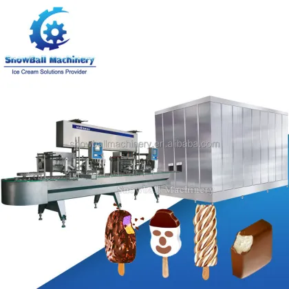 Automatic Chocolate Eskimo Bars Ice Cream Extrusion Machine