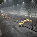 Shed bucket synergistic material storage and transportation