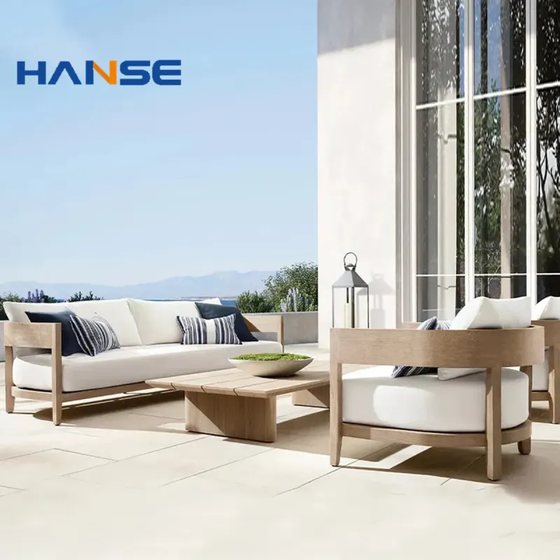 Modern L-Shape Outdoor Lounge Set