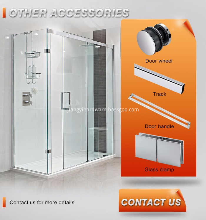 Office Frameless Glass Door Centre Lock