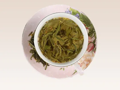 Chinese Natural Premium Osmanthus Longjing Green Tea