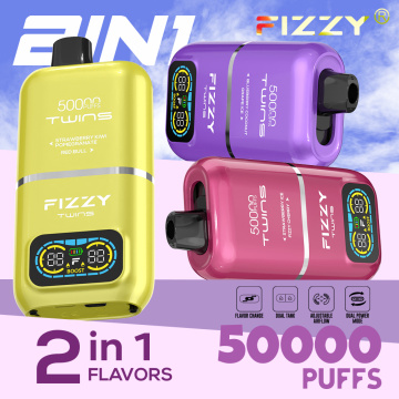 Disposable Vape Pen with 50000 Puffs Fizzy Twins
