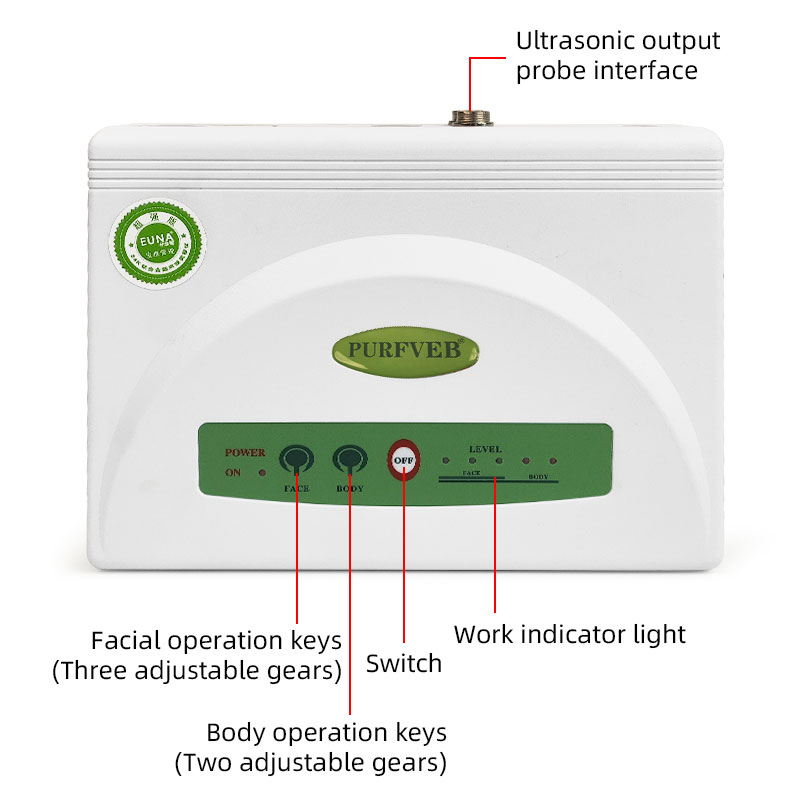 Double head ultrasonic beauty device
