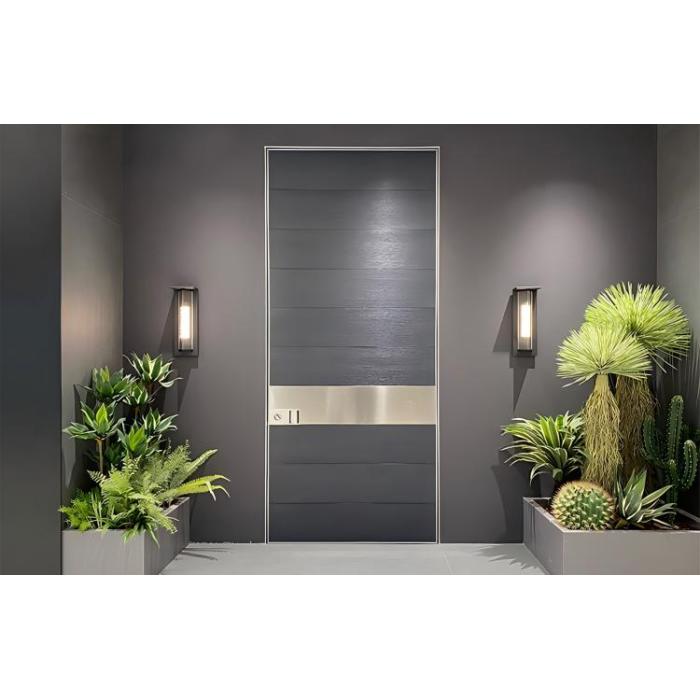 Fechadura de alta segurança para porta de entrada de metal à prova de intempéries