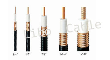 1-1/4” Radiating Cable, Smooth Copper Leaky Feeder Cable For Wireless Mobile Communication