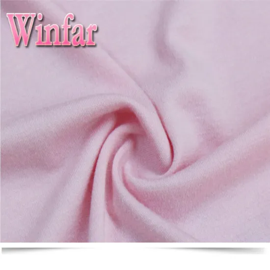 Solid Dyed Knitted 100% Polyester Ring Spun Fabric