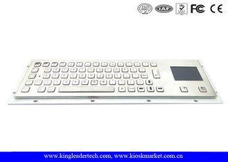 Brushed Stainless Steel Industrial Keyboard With Touchpad I