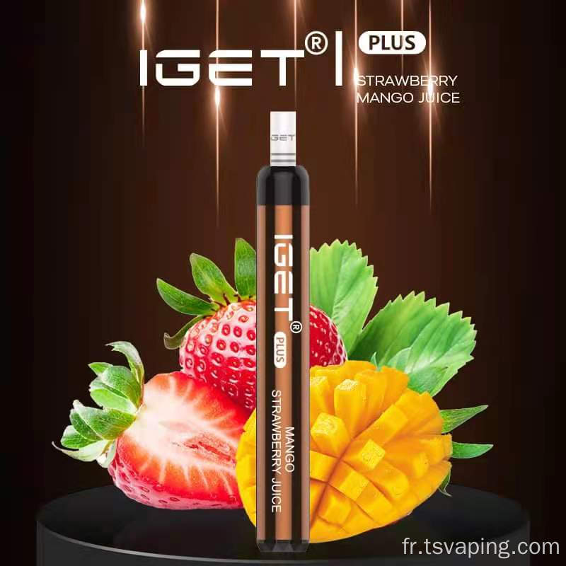 Iget plus iget vape 1200 bouffés en gros jetable