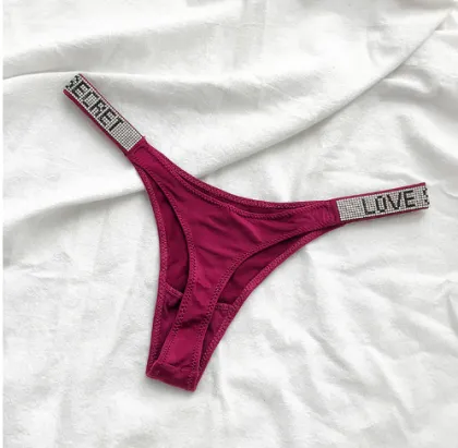 Lovely Secret Rhinestone G String Panties - Sexy Lingerie