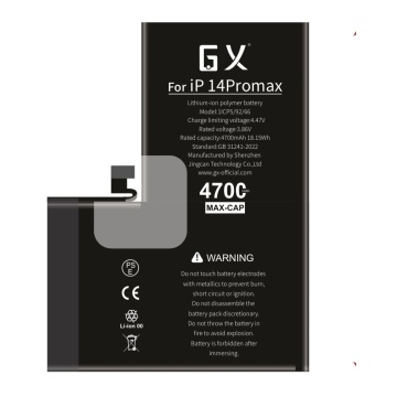 GX az Apple 14Promax -hoz, nagy kapacitású akkumulátorral