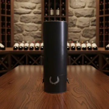 Elegant Paper Wine Packaging Tubes for Premium Bottles