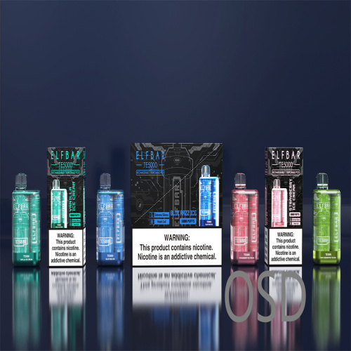New Elf Bar TE5000 Rechargeable Vape