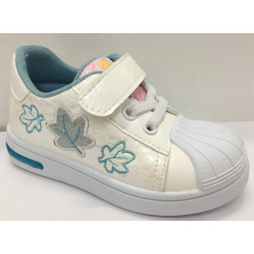 New Design Kid Girl PU Chaussure pour la marche