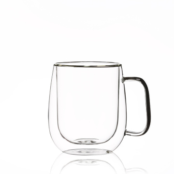 New Designed Double Wall Pyrex Glass Coffee Cup