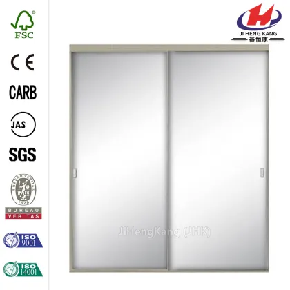 Asprey Satin Clear Sliding Door