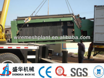 ISO 9001 gabion wire mesh machine width:4300mm Mesh size 120X150